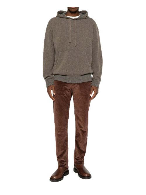 Roberto CollinaFelpa con cappuccio taupe/antracite Roberto Collina | 263MYB1500762 TAUPE/GRIGIO MEDIO